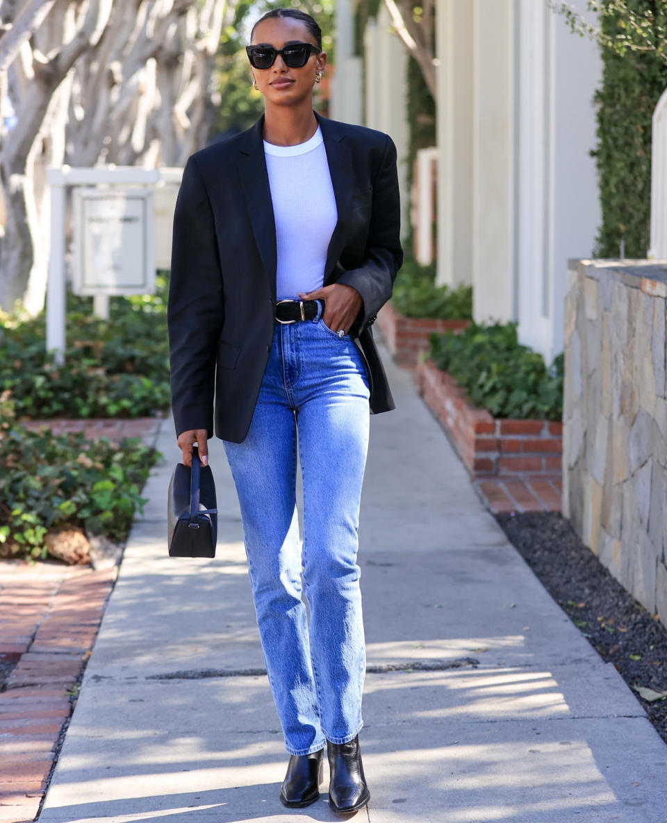 <p>Jasmine Tookes looks super chic while out shopping in West Hollywood on Oct. 21.</p>