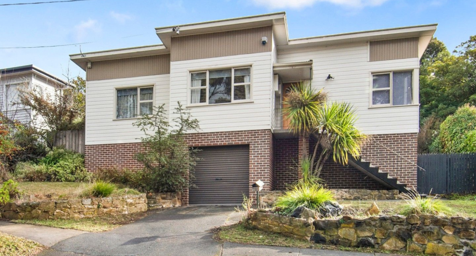 Street view of a home in Tasmania's Lenah Valley.