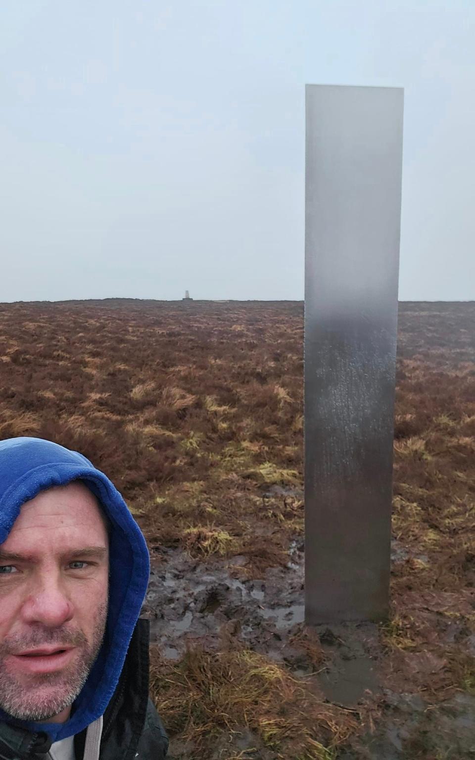 Craig Muir said he assumed the monolith was 'some sort of UFO'