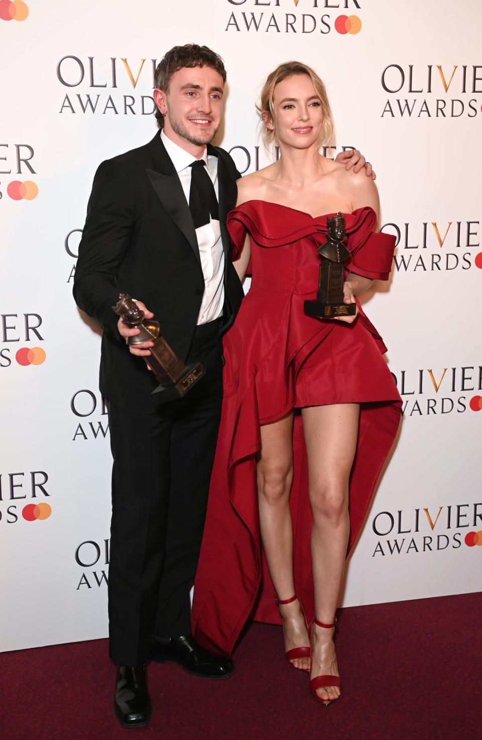 Mescal and Comer won two of the night’s biggest gongs (Stuart C. Wilson/Getty Images)