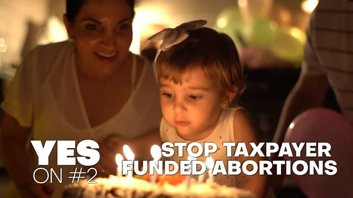 A television ad paid for by Yes For Life, a campaign that supports passage of Constitutional Amendment 2 in Kentucky.