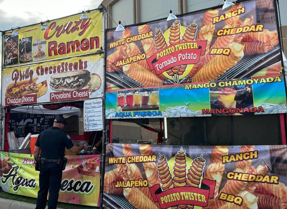 The Indolicious food stand at the South Mississippi Summer Fair in Biloxi.