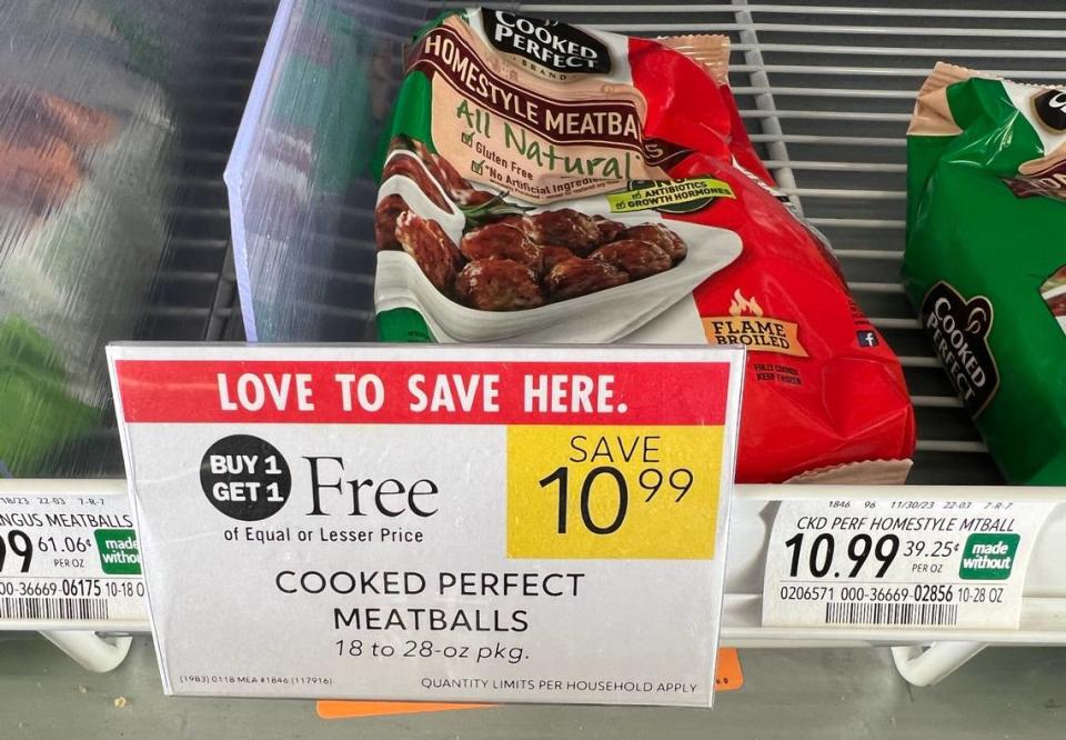 Buy-one-get-one-free items, or BOGOs, are can be found all over inside Publix grocery stores.
