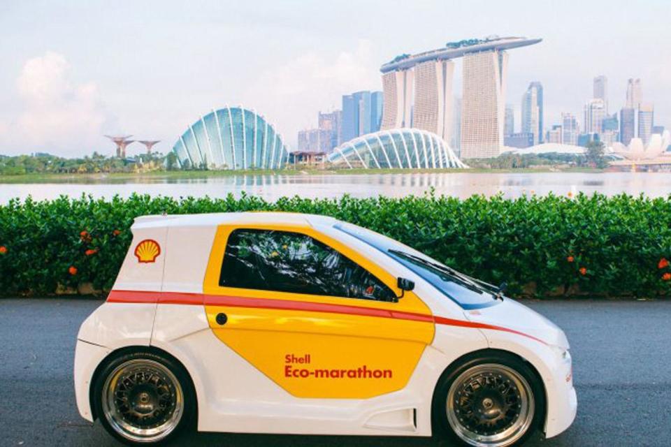 Futuristic: the 'UrbanConcept' car: Shell Eco-marathon