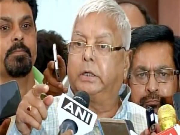 RJD leader Lalu Prasad Yadav. (Filephoto/ANI)