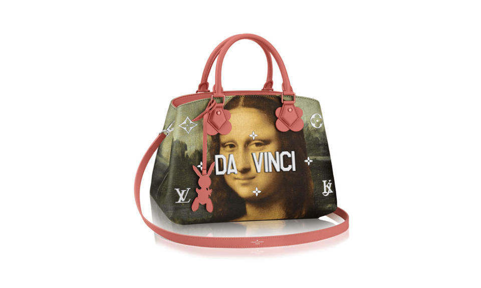 Louis Vuitton x Jeff Koons ‘Da Vinci’ Top Handle Bag