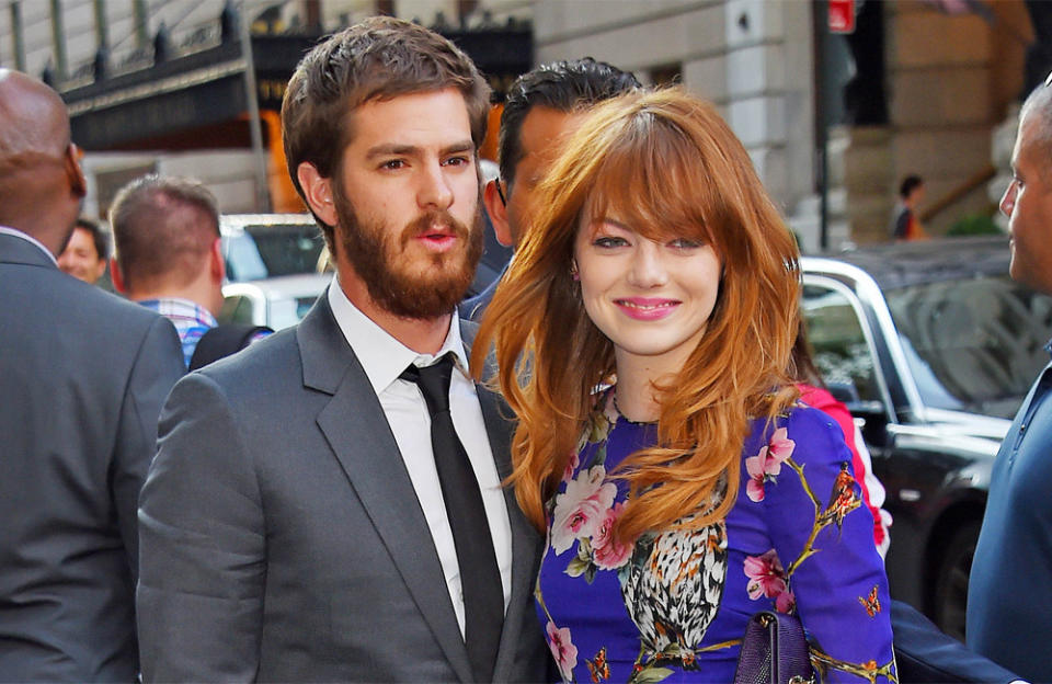 Andrew Garfield et Emma Stone