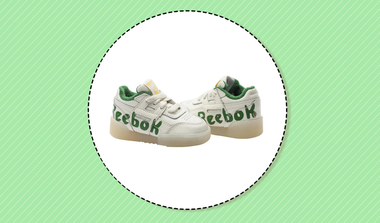 The most adorable gifts for new moms this Christmas. (Photo: Reebok/Maisonette; photo illustration: Yahoo Lifestyle)
