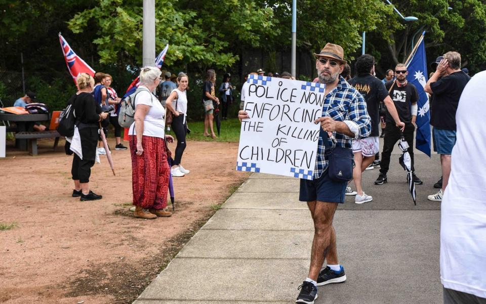 The Australian government told the court that Novak Djokovic's presence in Melbourne could encourage 'anti-vaxx' sentiment - EPA