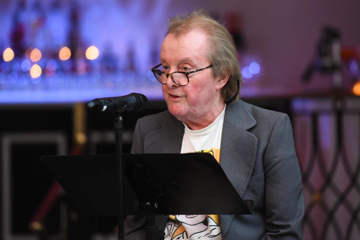 Tony Hendra speaks at Lapham's Quarterly, Decades Ball, 2019 at 583 Park Avenue on March 25, 2019 in New York City. (Photo by Jared Siskin/Patrick McMullan via Getty Images)
