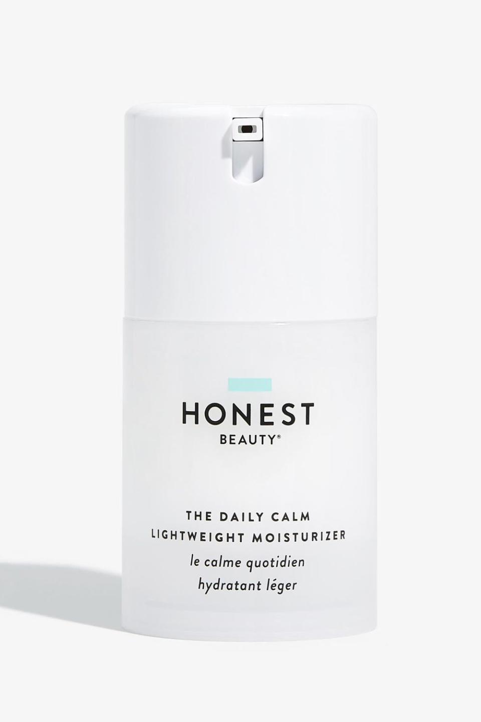 8) Honest Beauty The Daily Calm Lightweight Moisturizer