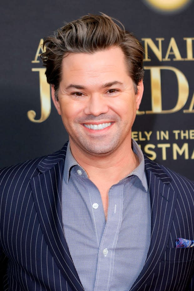 Andrew Rannells attends the "A Journal For Jordan" World Premiere at AMC Lincoln Square Theater on Dec. 09, 2021 in New York City.<p><a href="https://www.gettyimages.com/detail/1358163746" rel="nofollow noopener" target="_blank" data-ylk="slk:Michael Loccisano/Getty Images;elm:context_link;itc:0;sec:content-canvas" class="link ">Michael Loccisano/Getty Images</a></p>