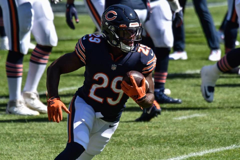 Chicago Bears running back Tarik Cohen.