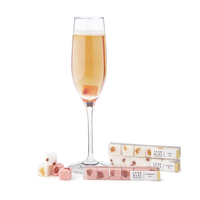 Champagne Sugar Cubes, Natural Raspberry Taste