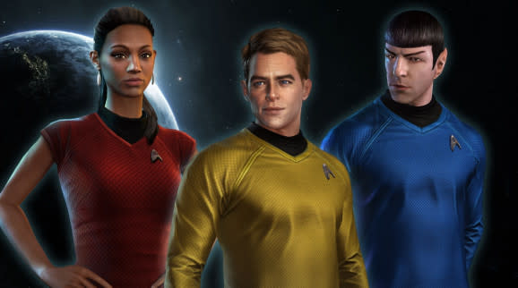 Star Trek: Fleet Command riffs off the most recent Star Trek film characters.