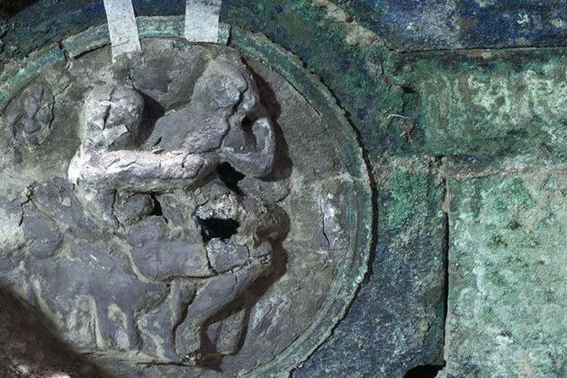 <p>Le char a été découvert à Civita Giuliana, un quartier situé à quelques centaines de mètres au nord du parc archéologique de Pompéi.</p>