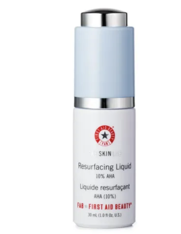 First Aid Beauty Skin Lab AHA Resurfacing Liquid 10% AHA, 30ml. PHOTO: Sephora