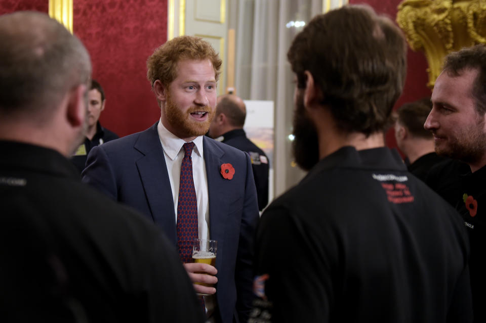 Notorious fun-lover Prince Harry has always been partial to a drink, and often a cigarette. Photo: Getty