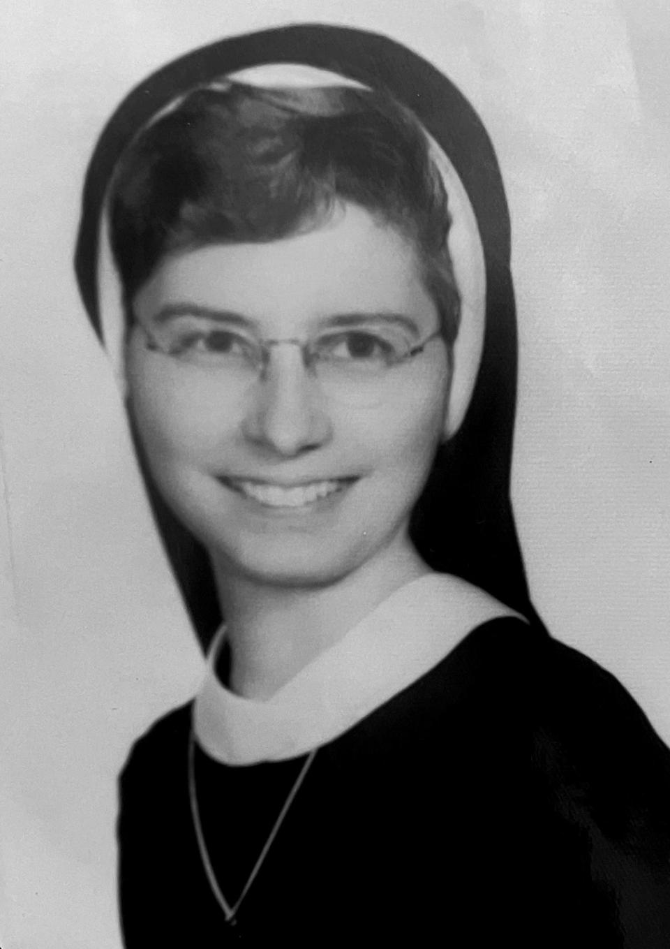 Sister Kathy Avery pictured in this photo taken in 1968, seven years after she entered the Servants of Mary community Omaha, Nebraska.