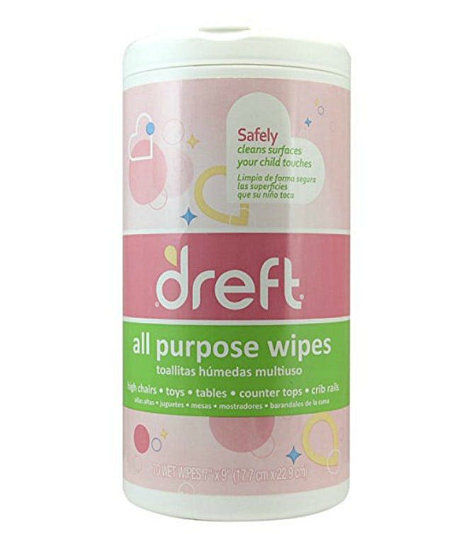 Dreft Multi-Surface All-Purpose Gentle Cleaning Wipes