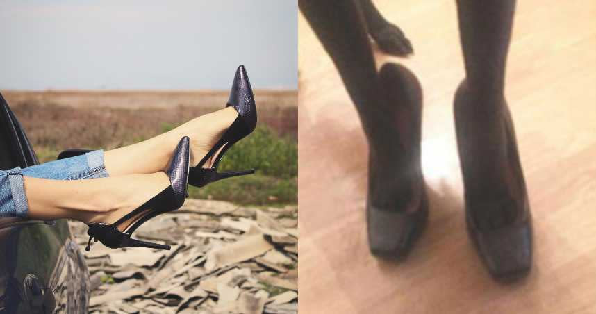 女網友賣二手高跟鞋，時常引來怪人騷擾。（圖／翻攝自Unsplash、Reddit）