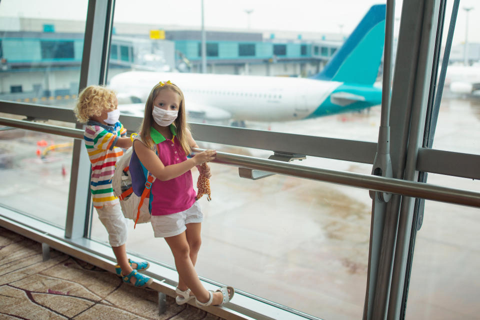 Face masks are a must for travelling. (Getty Images)