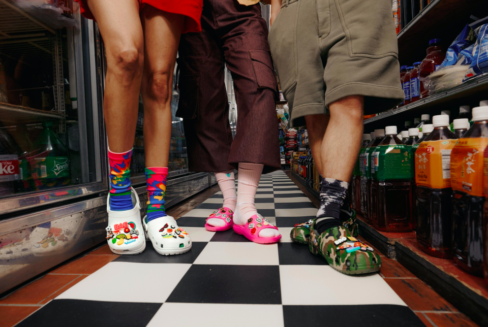 Styles from Crocs’ new Crocs Socks line. - Credit: Leeor Wild