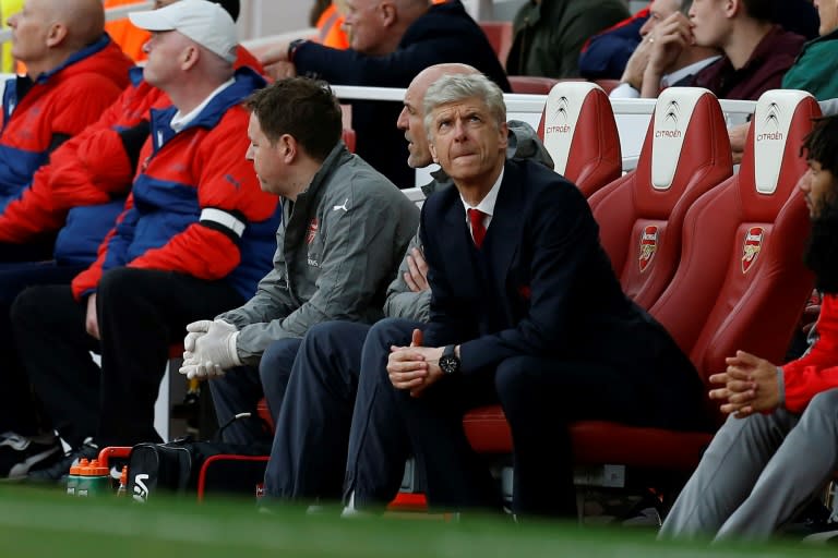 Arsenal's manager Arsene Wenger at The Emirates in London, on April 2, 2017