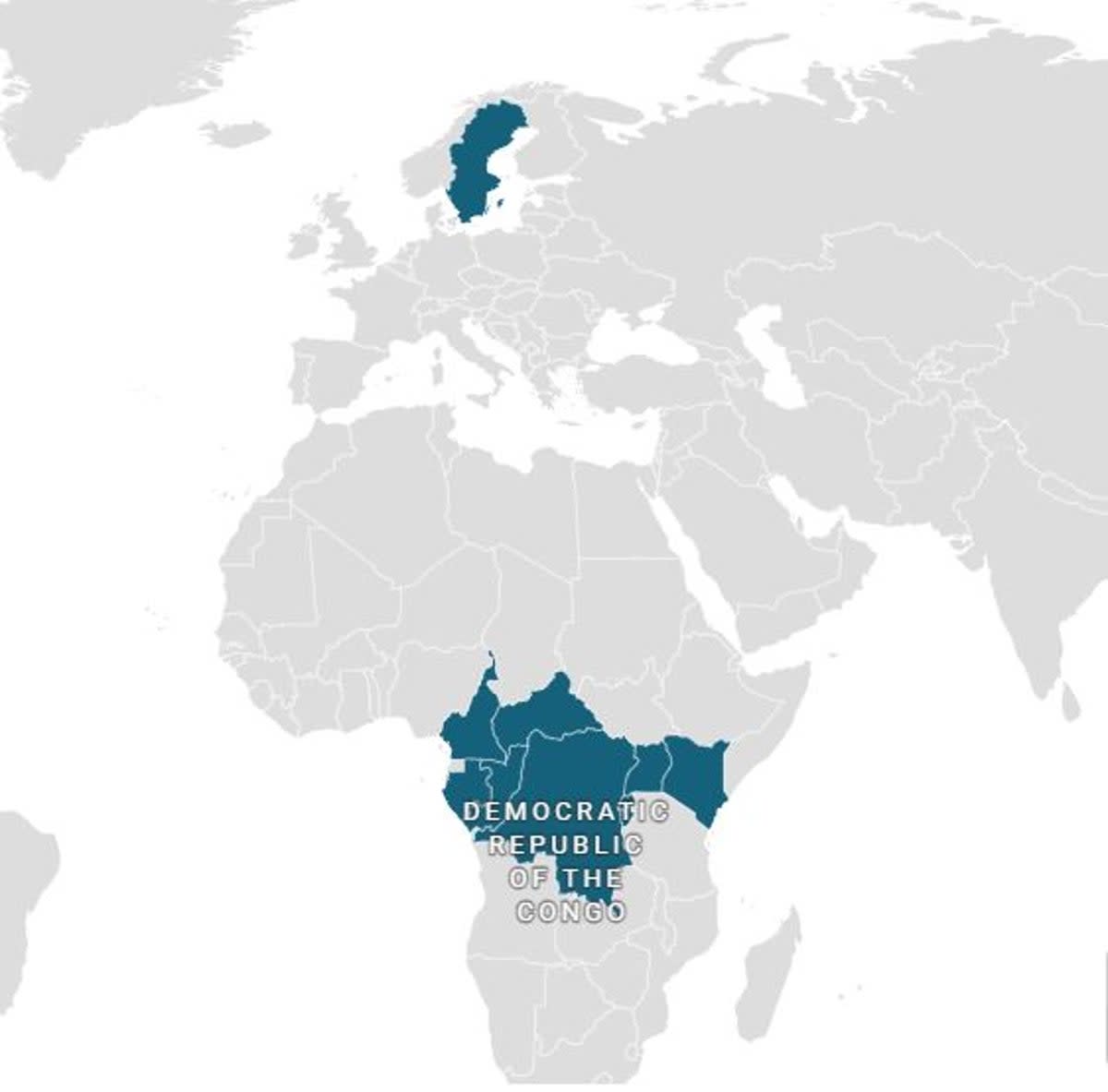 Mpox 2024 mapped All the countries where cases have been confirmed