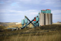FILE - This Sept. 6, 2019 file photo, shows the Eagle Butte coal mine just north of Gillette, Wyo. While most states pursue ways to boost renewable energy, Wyoming is doing the opposite with a new program aimed at propping up the dwindling coal industry by suing other states that block exports of Wyoming coal and cause Wyoming coal-fired power plants to shut down. (AP Photo/Mead Gruver, File)