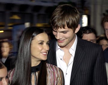 Demi Moore and Ashton Kutcher at the LA premiere of Columbia's Charlie's Angels: Full Throttle