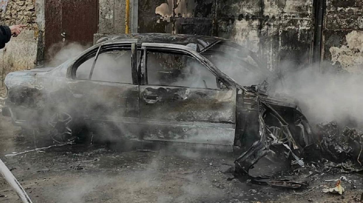 Aftermath of the attack on Kherson on 5 February. Photo: Kherson Oblast Prosecutor's Office