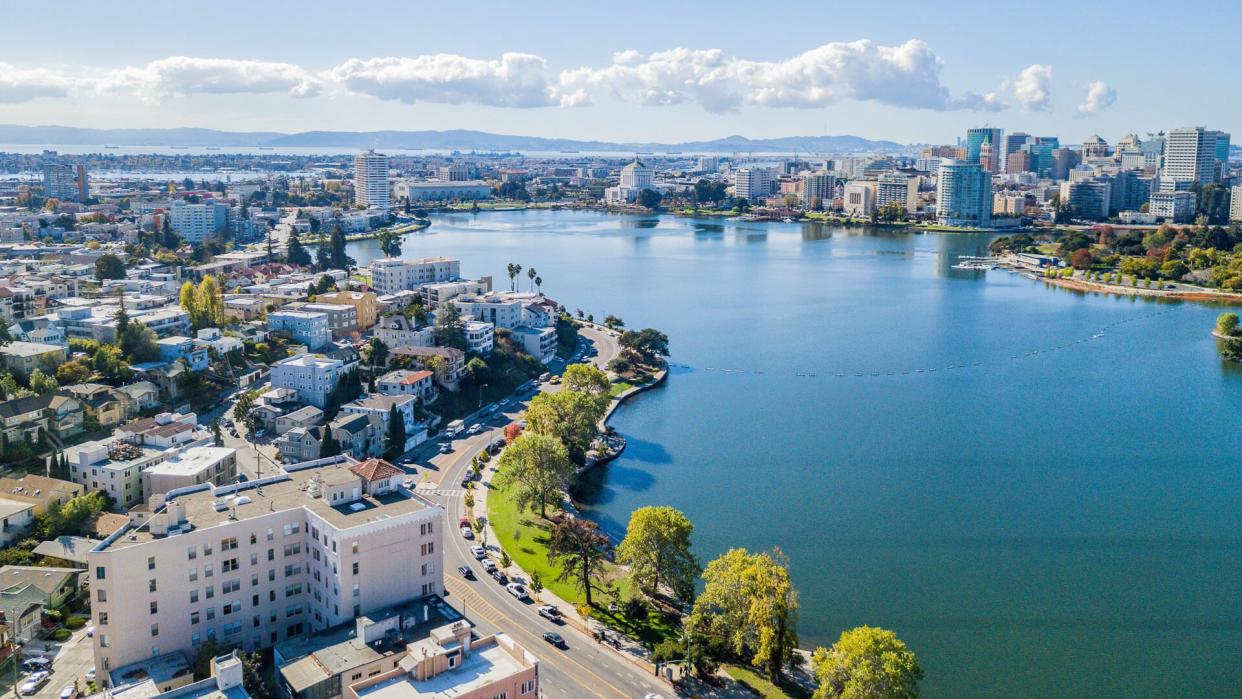 Oakland California aerial view