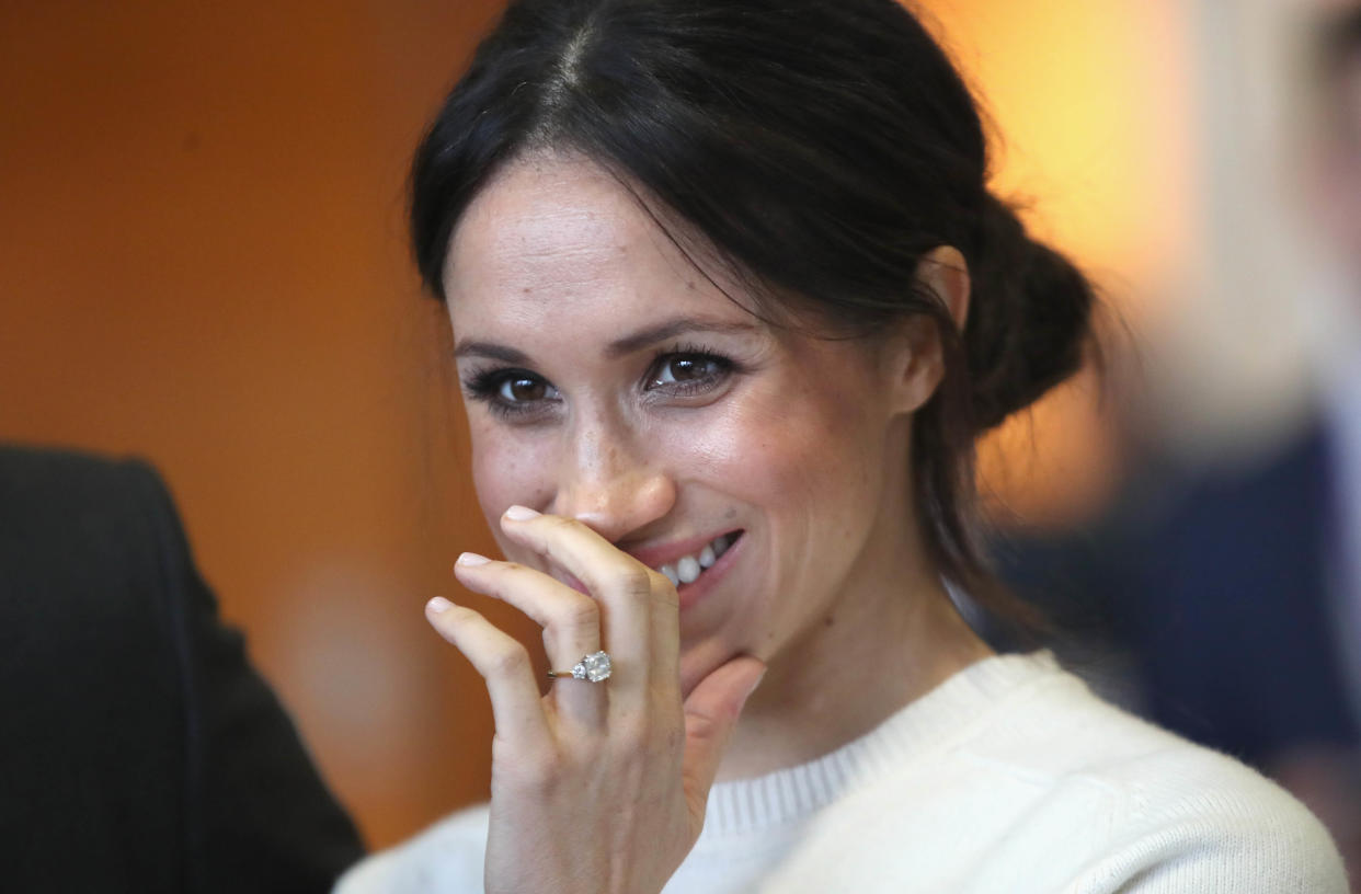 Bevor Meghan Markle als Rachel Zane in „Suits“ über den Bildschirm lief, verdiente sie ihr Geld mit Werbung für Tortilla-Chips. (Bild: AP Photo)