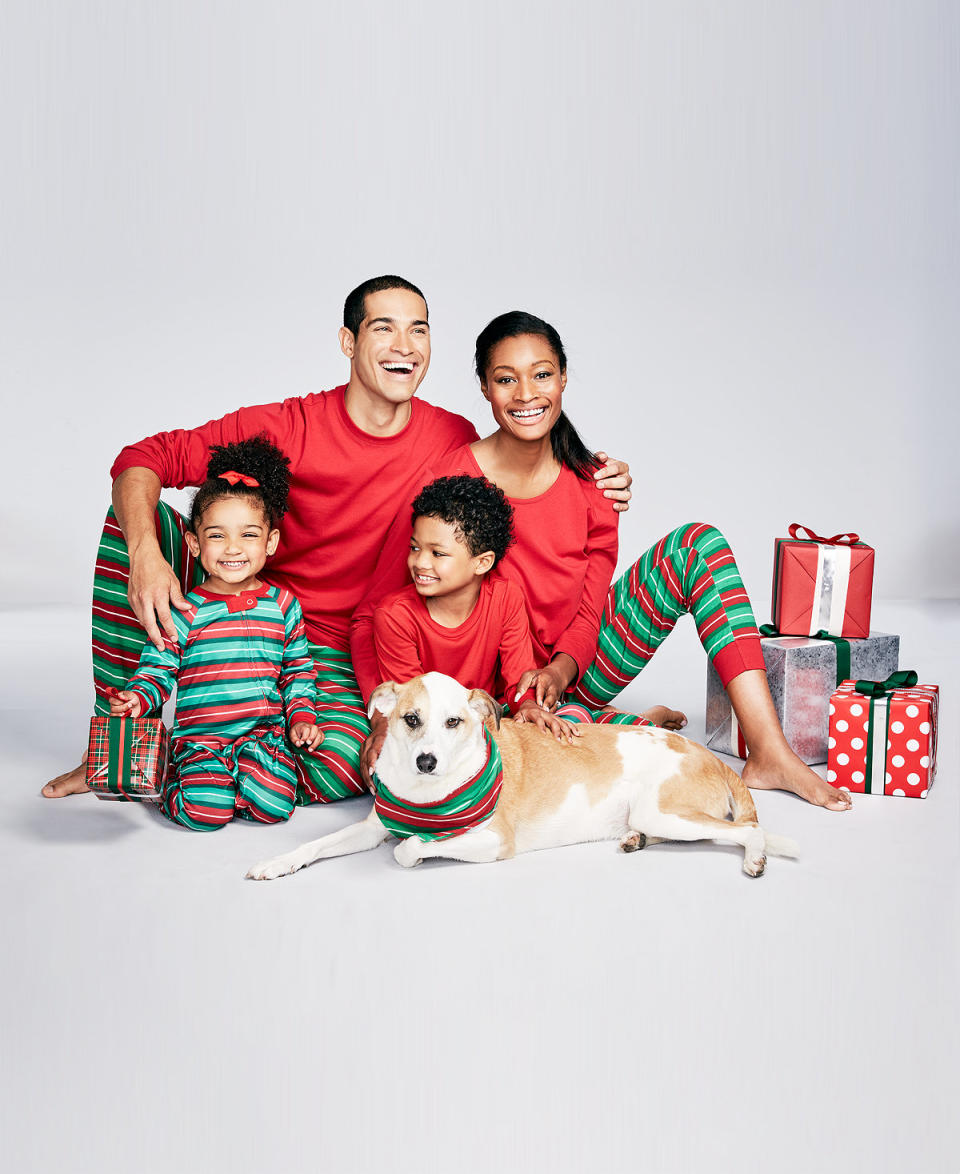 Family Pajamas Holiday Stripe Pajama Sets, Created for Macy's