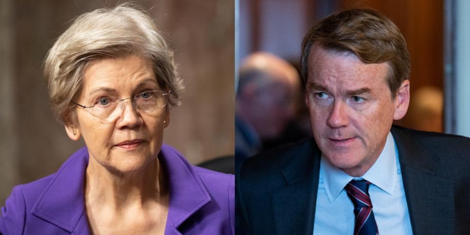 Democratic Sens. Elizabeth Warren and Michael Bennet once introduced a bill to crack down on "zombie PACs."