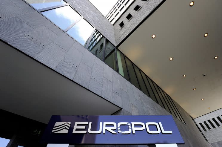 Eine Innenansicht der Europol-Zentrale in Den Haag. (Bild: Lex van Lieshout/EPA)