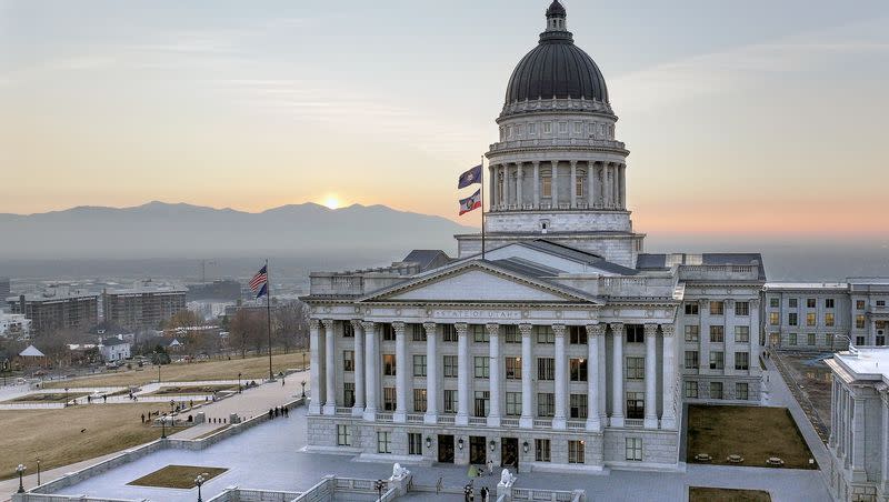 The Capitol is pictured in Salt Lake City on Monday, Jan. 29, 2024. A tax cut bill that the Senate passed earlier in the 2024 session has now advanced to the House for a hearing.