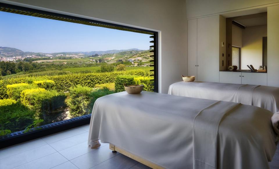 Inside a treatment room at Six Senses Douro Valley (Six Senses Douro Valley)