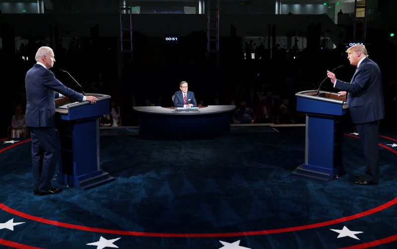 U.S. presidential election debate in Cleveland, Ohio