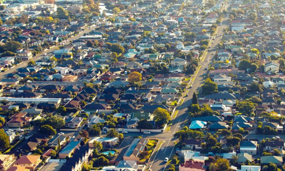 The Wood suburb in Nelson, New Zealand.