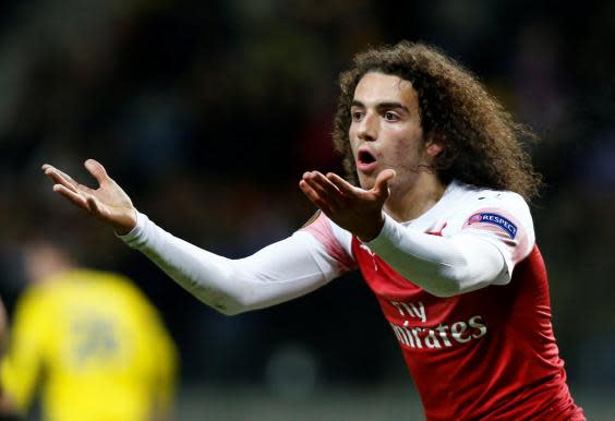 Guendouzi had something of an off-colour evening (REUTERS)