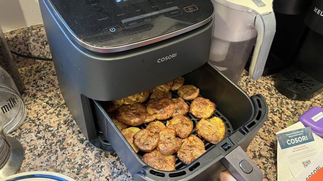 TurboBlaze 6.0-Quart Air Fryer with 9 Cooking Functions
