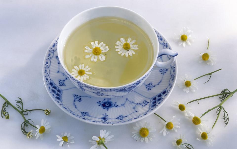 <p>“As someone who loves to talk, I am always getting a <strong>sore throat</strong>. I love chamomile and peppermint tea, known for reducing inflammation and relieving pain. I prefer decaffeinated, especially at night, because good sleep is just as important when fighting an illness.”</p><p><em>—Raj Dasgupta, M.D., assistant professor of clinical medicine, Keck School of Medicine of USC</em></p>