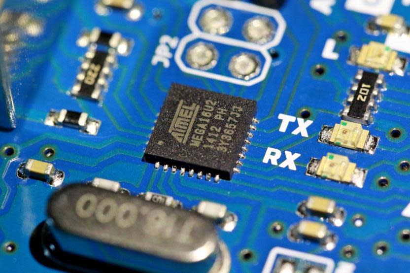 Imagen referencial de un semiconductor