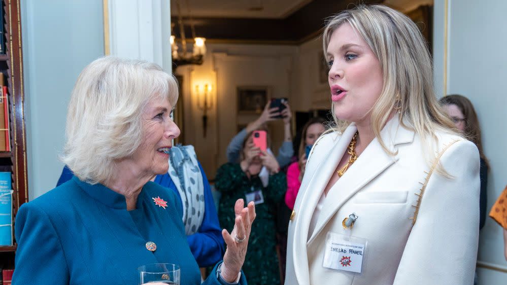 the duchess of cornwall hosts reception for international women's day