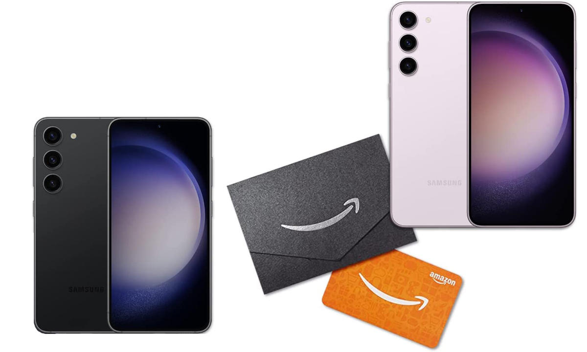 Amazon oferuje karty podarunkowe o wartości 50 USD lub 100 USD przy zamówieniach w przedsprzedaży na Samsunga Galaxy S23