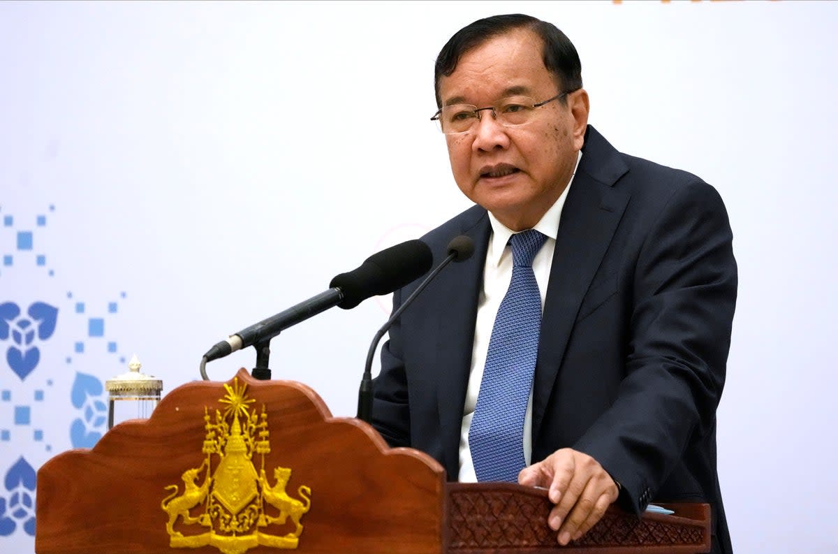 Cambodia ASEAN (Copyright 2022 The Associated Press. All rights reserved.)