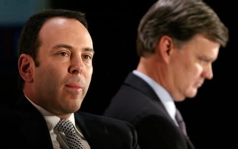 Sears chairman Edward Lampert, left.