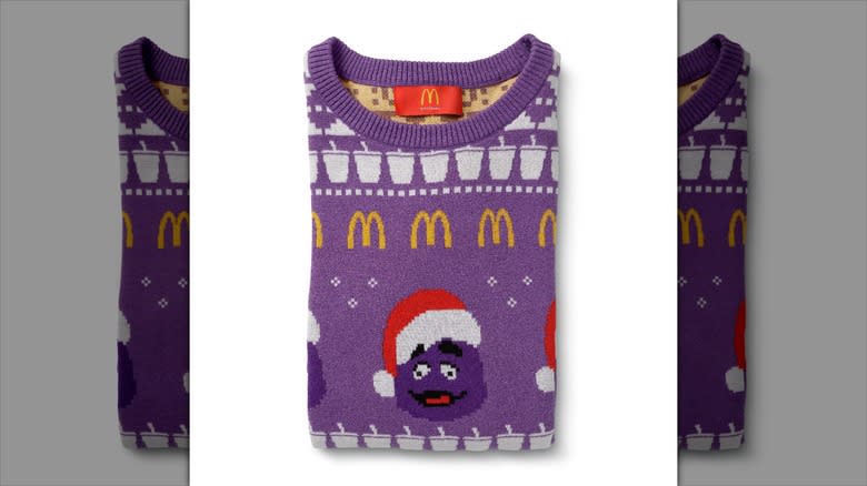 Image of Grimace Christmas sweater
